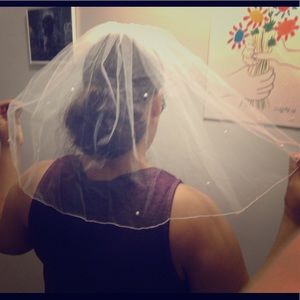 Wedding Bridal Pearl veil. Accepting offers